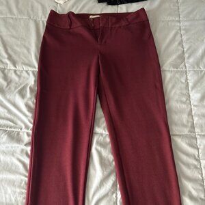 Michael Michael Kors Burgundy Pants, Size 10